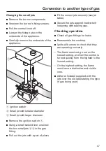 Предварительный просмотр 67 страницы Miele SmartLine CS 7101 Operating And Installation Instructions