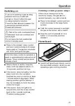 Предварительный просмотр 25 страницы Miele SmartLine CS 7102-1 Operating And Installation Instructions