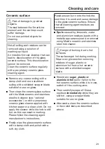 Предварительный просмотр 29 страницы Miele SmartLine CS 7102-1 Operating And Installation Instructions