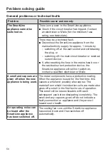 Preview for 50 page of Miele SmartLine CS 7612 FL Operating And Installation Instructions