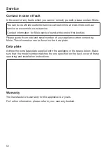 Preview for 52 page of Miele SmartLine CS 7612 FL Operating And Installation Instructions