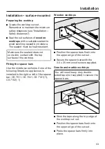 Preview for 63 page of Miele SmartLine CS 7612 FL Operating And Installation Instructions