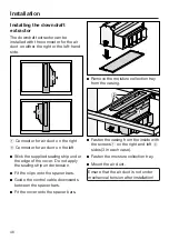 Предварительный просмотр 46 страницы Miele SmartLine CSDA 7000 FL Operating And Installation Instructions