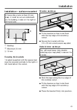 Предварительный просмотр 43 страницы Miele SmartLine CSDA 7000 Operating And Installation Instructions