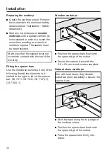 Предварительный просмотр 44 страницы Miele SmartLine CSDA 7000 Operating And Installation Instructions