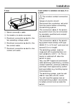 Предварительный просмотр 63 страницы Miele SmartLine CSDA 7000 Operating And Installation Instructions