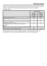 Preview for 21 page of Miele SmartLine Tepan Yaki Operating And Installation Instructions