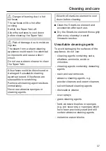 Preview for 37 page of Miele SmartLine Tepan Yaki Operating And Installation Instructions