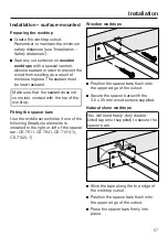 Preview for 57 page of Miele SmartLine Tepan Yaki Operating And Installation Instructions