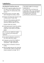 Preview for 58 page of Miele SmartLine Tepan Yaki Operating And Installation Instructions