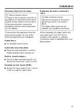 Preview for 69 page of Miele SmartLine Tepan Yaki Operating And Installation Instructions