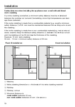 Предварительный просмотр 58 страницы Miele SmartLine Operating And Installation Instructions