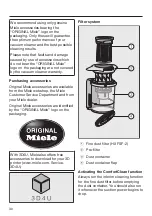 Preview for 64 page of Miele SO 2822 Series Operating Instructions Manual