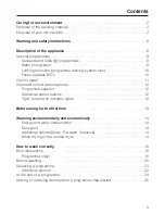 Preview for 3 page of Miele SoftTronic W 418 Operating Instructions Manual