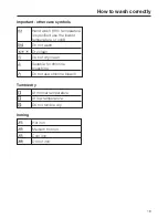 Preview for 19 page of Miele SoftTronic W 418 Operating Instructions Manual