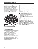 Preview for 24 page of Miele SoftTronic W 418 Operating Instructions Manual