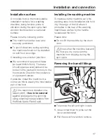 Preview for 47 page of Miele SoftTronic W 418 Operating Instructions Manual