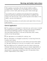 Preview for 7 page of Miele Standard Operating Instructions Manual