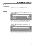 Предварительный просмотр 21 страницы Miele Standard Operating Instructions Manual