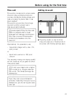 Preview for 29 page of Miele Standard Operating Instructions Manual