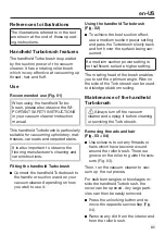 Preview for 85 page of Miele STB 20 Turbo XS Operating Instructions Manual