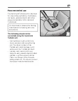 Preview for 9 page of Miele STB 20 Operating Instructions Manual