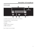 Предварительный просмотр 5 страницы Miele SuperVision H 4681 BP KAT Operating Instructions Manual