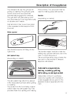 Предварительный просмотр 9 страницы Miele SuperVision H 4681 BP KAT Operating Instructions Manual