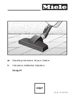 Preview for 1 page of Miele Swing H1 Operating Instructions Manual