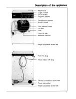 Preview for 3 page of Miele T 1036  VENT ED DRYER - OPERATING Operating Manual