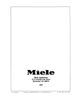 Предварительный просмотр 28 страницы Miele T 1039 C Operating Manual