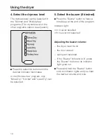 Preview for 10 page of Miele T 1303  VENT ED DRYER - OPERATING Operating Instructions Manual