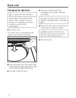 Предварительный просмотр 16 страницы Miele T 1303  VENT ED DRYER - OPERATING Operating Instructions Manual