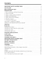 Preview for 2 page of Miele T 1312 Operating Instructions Manual