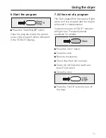 Preview for 11 page of Miele T 1312 Operating Instructions Manual