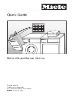 Предварительный просмотр 17 страницы Miele T 1322 C Operating Instructions Manual