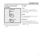 Preview for 9 page of Miele T 1323 C Operating Instructions Manual