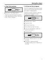 Preview for 11 page of Miele T 1329CI  CONDENSER DRYER - Operating Instructions Manual