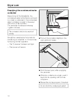 Preview for 16 page of Miele T 1329CI  CONDENSER DRYER - Operating Instructions Manual