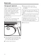 Preview for 20 page of Miele T 1329CI  CONDENSER DRYER - Operating Instructions Manual