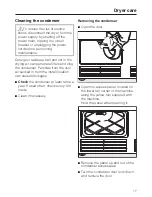 Предварительный просмотр 17 страницы Miele T 1339CI  CONDENSER - OPERATING Operating Instructions Manual