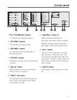 Preview for 5 page of Miele T 1403  VENT ED DRYER - OPERATING Operating Instructions Manual