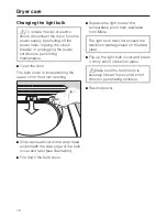 Preview for 16 page of Miele T 1403  VENT ED DRYER - OPERATING Operating Instructions Manual