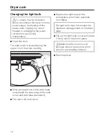 Предварительный просмотр 16 страницы Miele T 1413  VENT ED DRYER - OPERATING Operating Instructions Manual