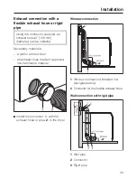 Предварительный просмотр 33 страницы Miele T 1413  VENT ED DRYER - OPERATING Operating Instructions Manual