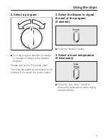 Preview for 9 page of Miele T 1570 C Operating Instructions Manual