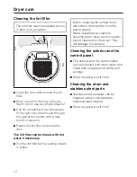 Preview for 12 page of Miele T 1570 C Operating Instructions Manual