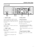 Предварительный просмотр 7 страницы Miele T 1576 Operating Instructions Manual