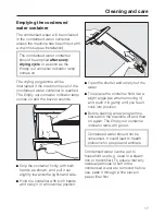 Предварительный просмотр 17 страницы Miele T 230 C Operating Instructions Manual