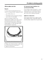 Предварительный просмотр 29 страницы Miele T 230 C Operating Instructions Manual